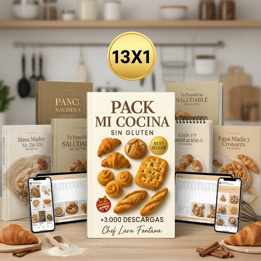 PACK MI COCINA SIN GLUTEN + 12 Bonos de Regalo 🎁